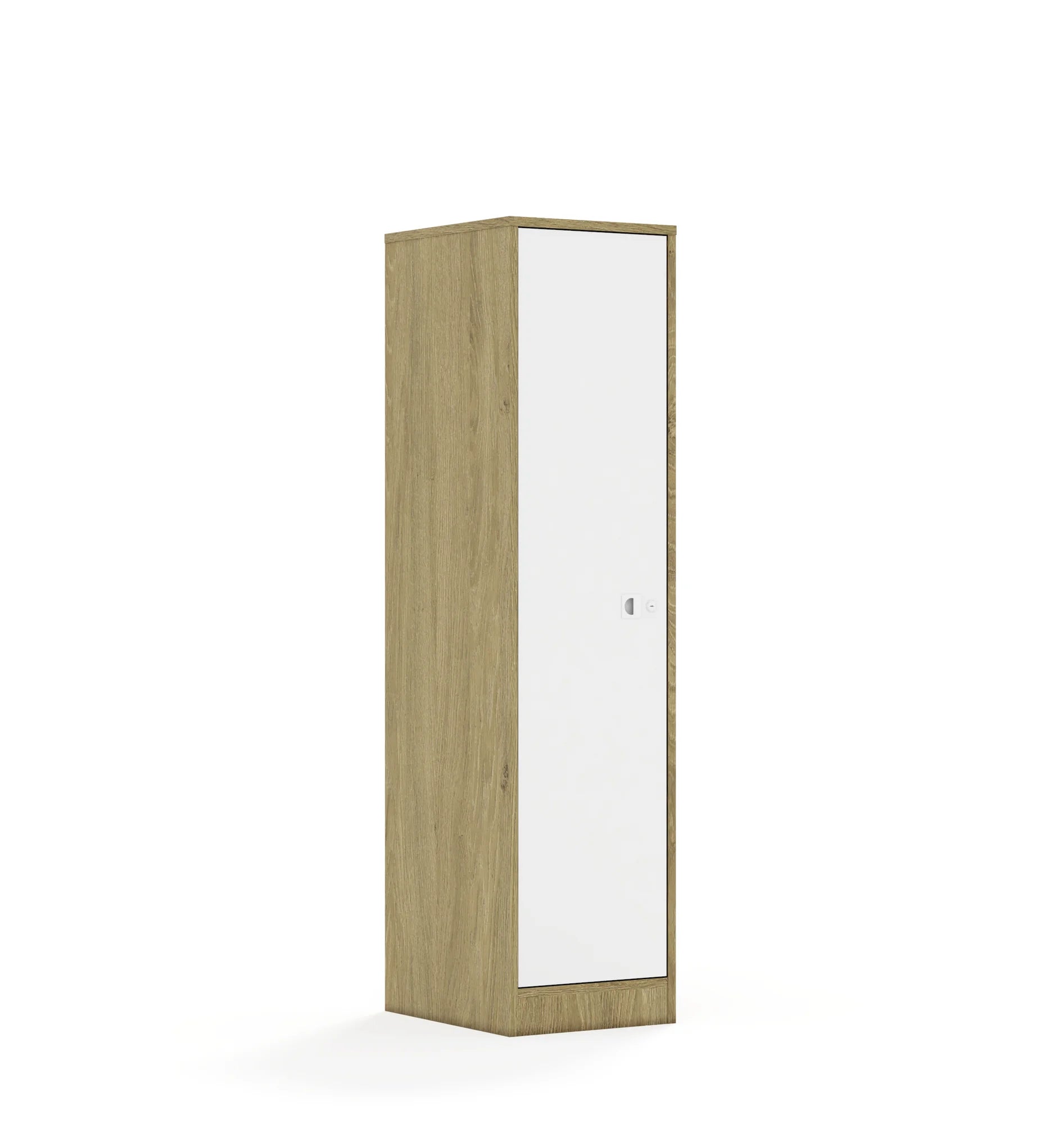 Szafa BLOX 40 4P 1F4 363x466x1517 – dąb / biały