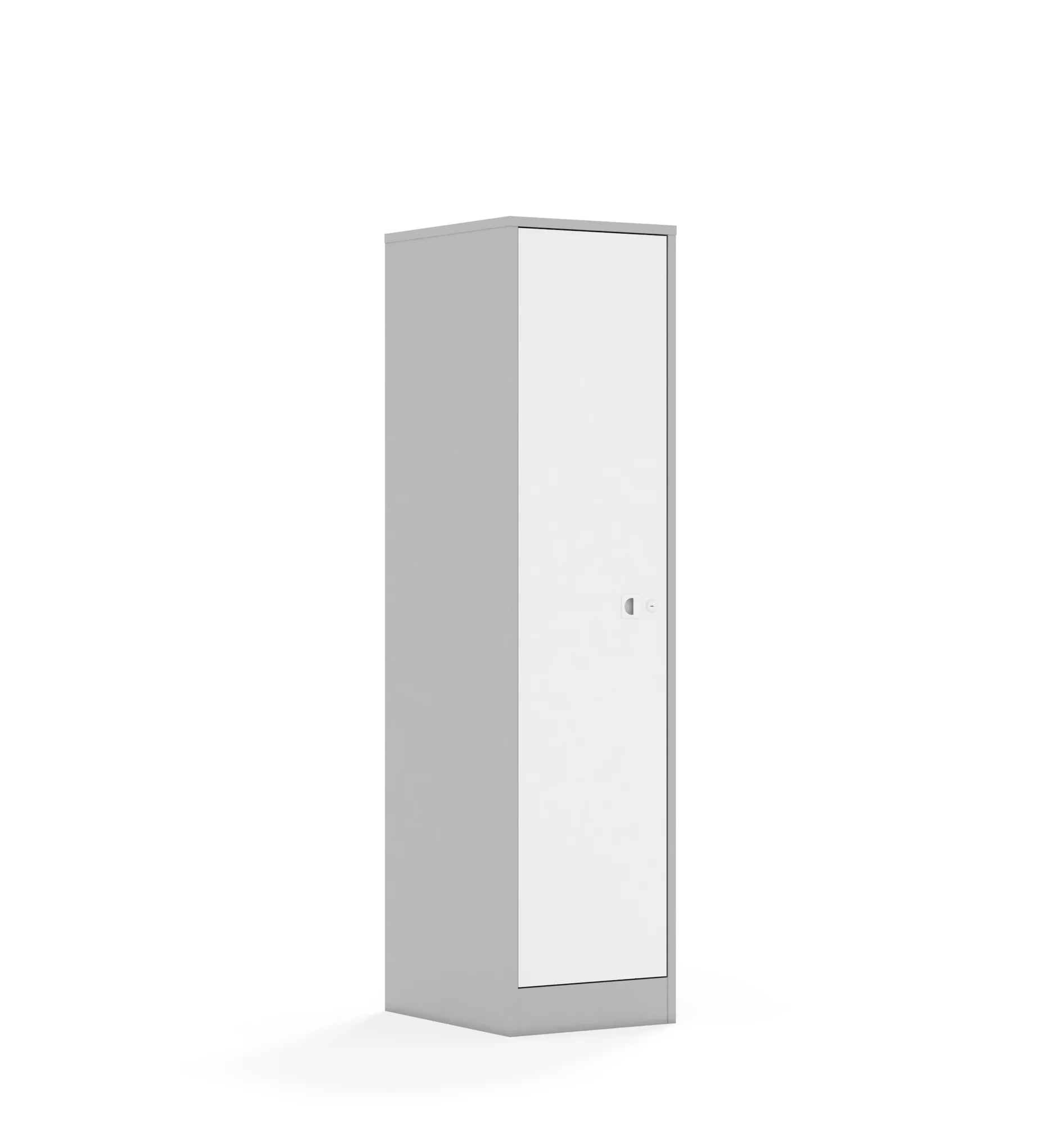 Szafa BLOX 40 4P 1F4 363x466x1517 – szary / biały