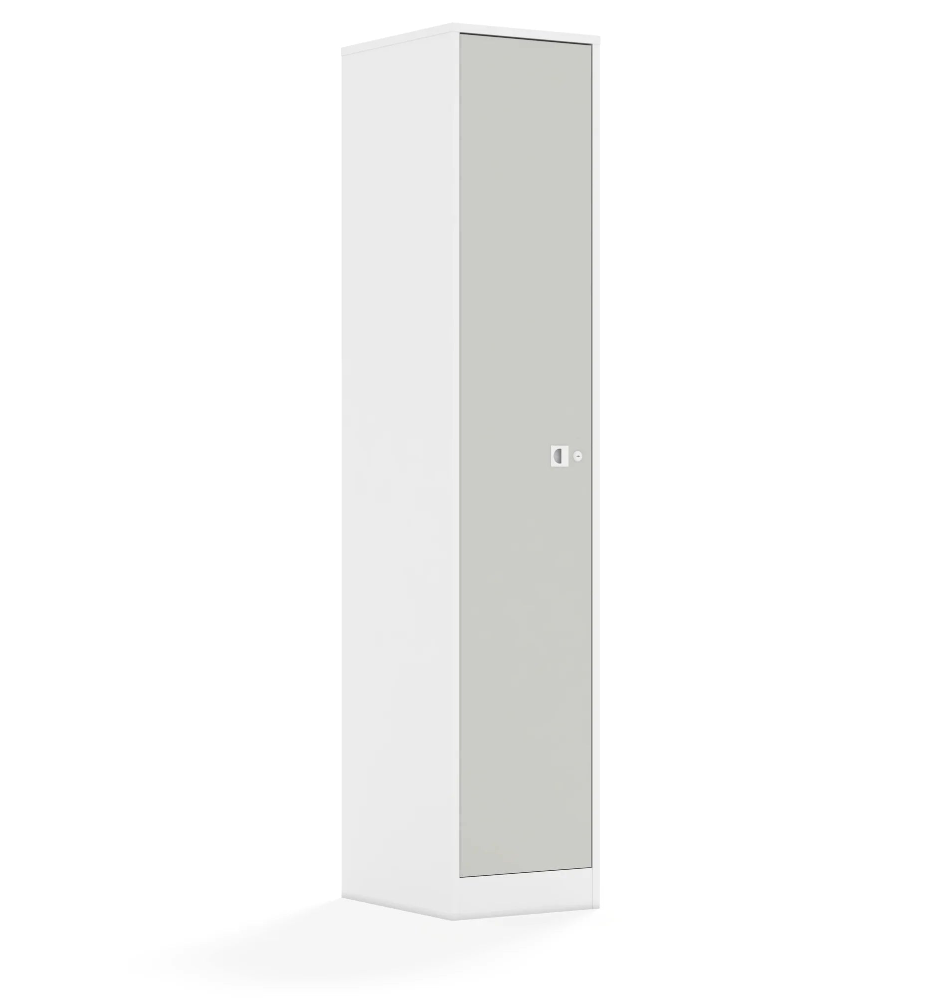 Szafa BLOX 40 5P 1F5 363x466x1869 – biały / jasny szary