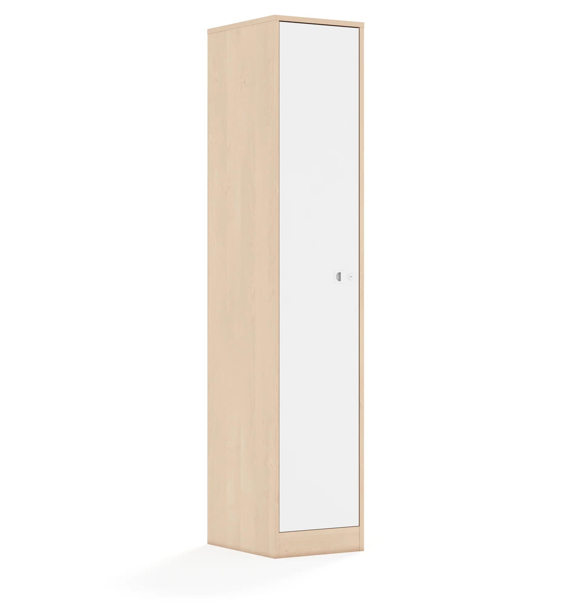 Szafa BLOX 40 5P 1F5 363x466x1869 – brzoza / biały