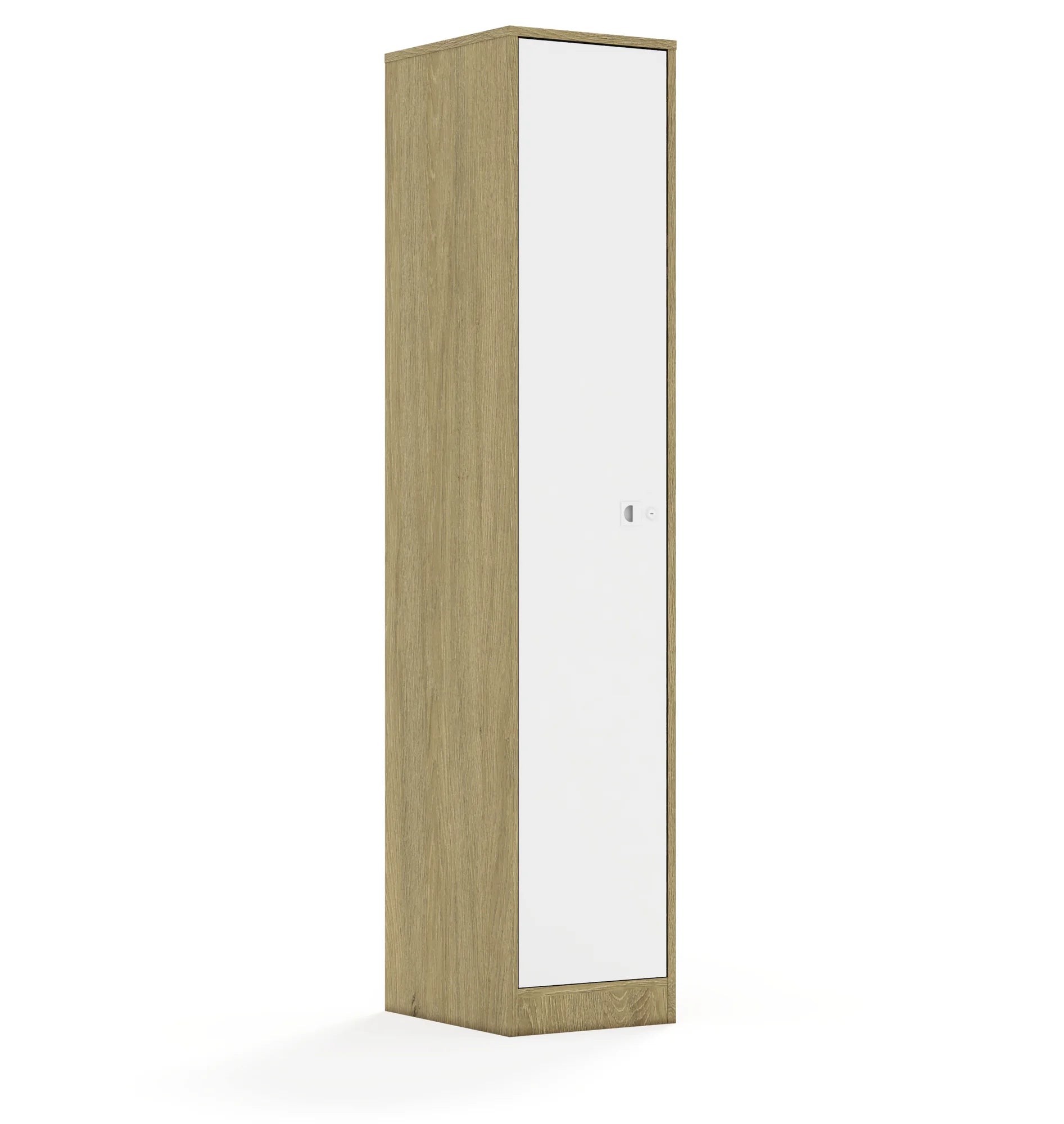 Szafa BLOX 40 5P 1F5 363x466x1869 – dąb / biały