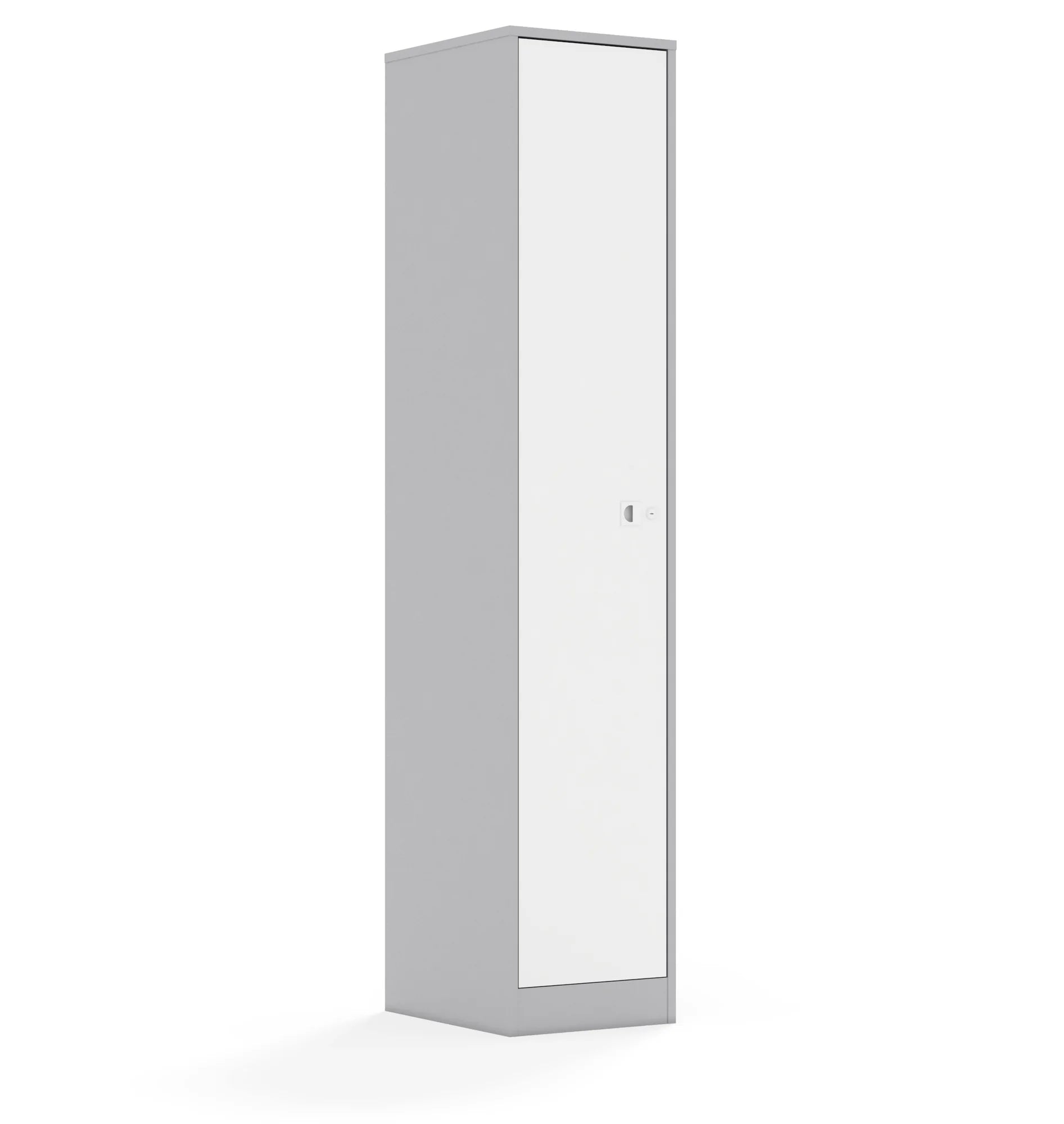 Szafa BLOX 40 5P 1F5 363x466x1869 – szary / biały