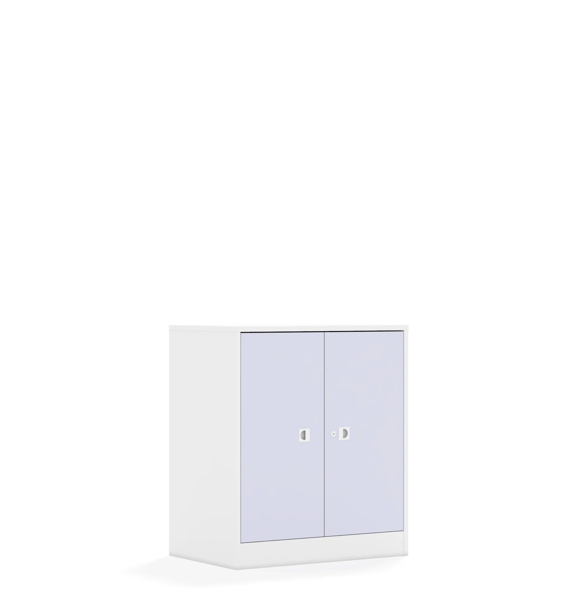 Szafa BLOX 70 2P 2F2 706x466x813 – biały / pastelowy fioletowy