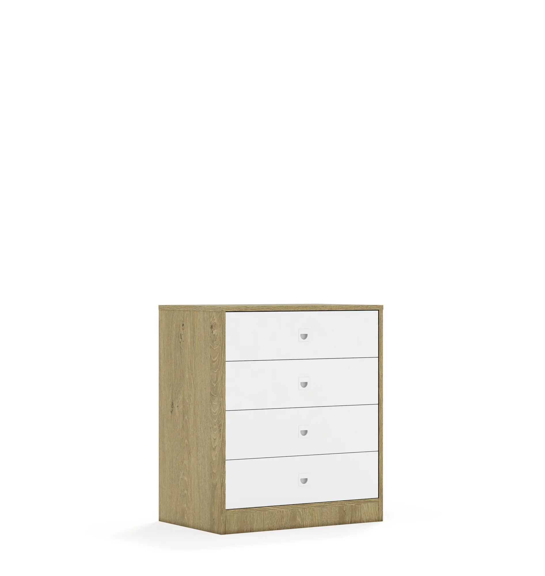 Szafa BLOX 70 2P 4S 706x466x813 – dąb / biały