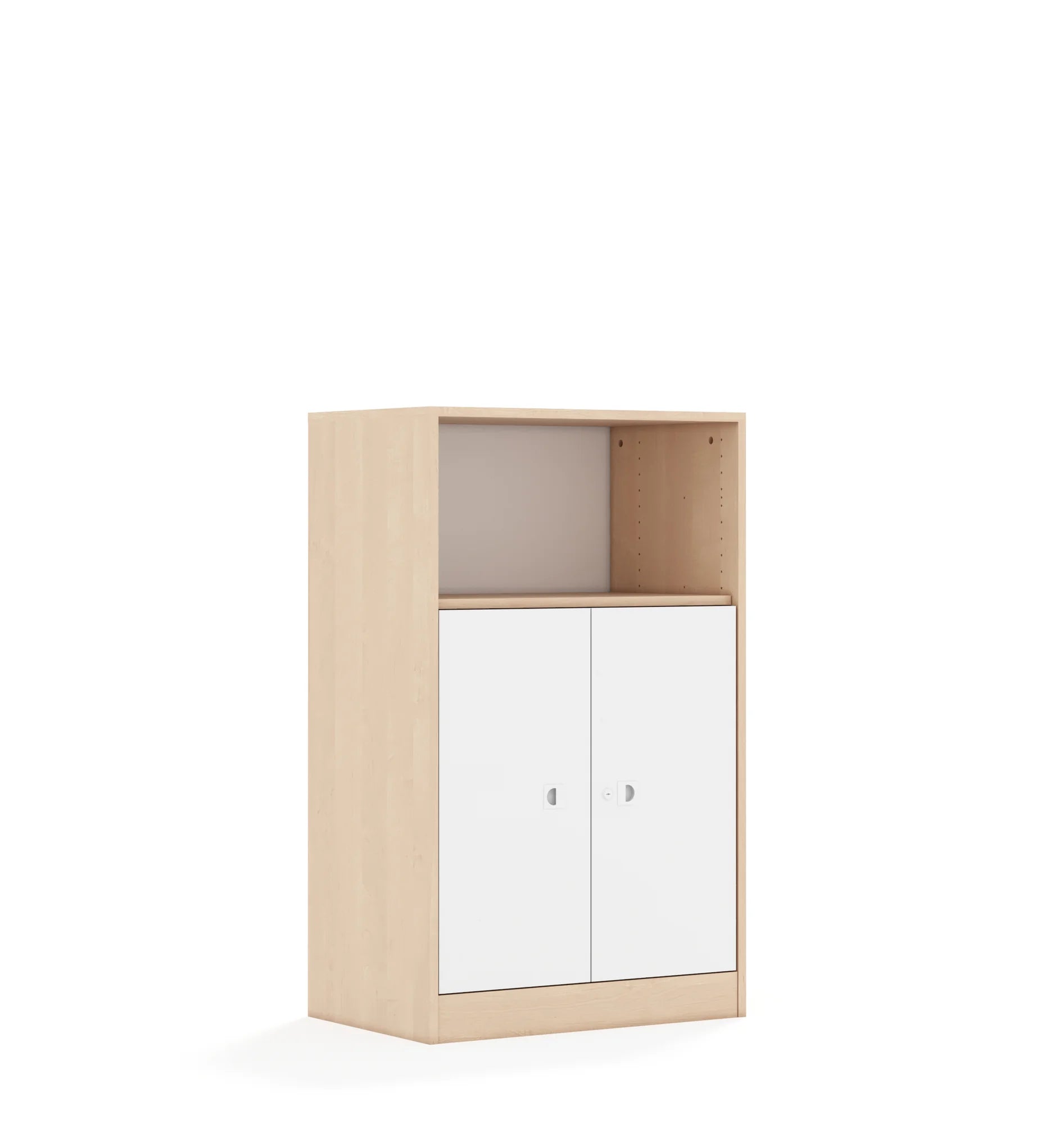 Szafa BLOX 70 3P 2F2 706x466x1165 – brzoza / biały