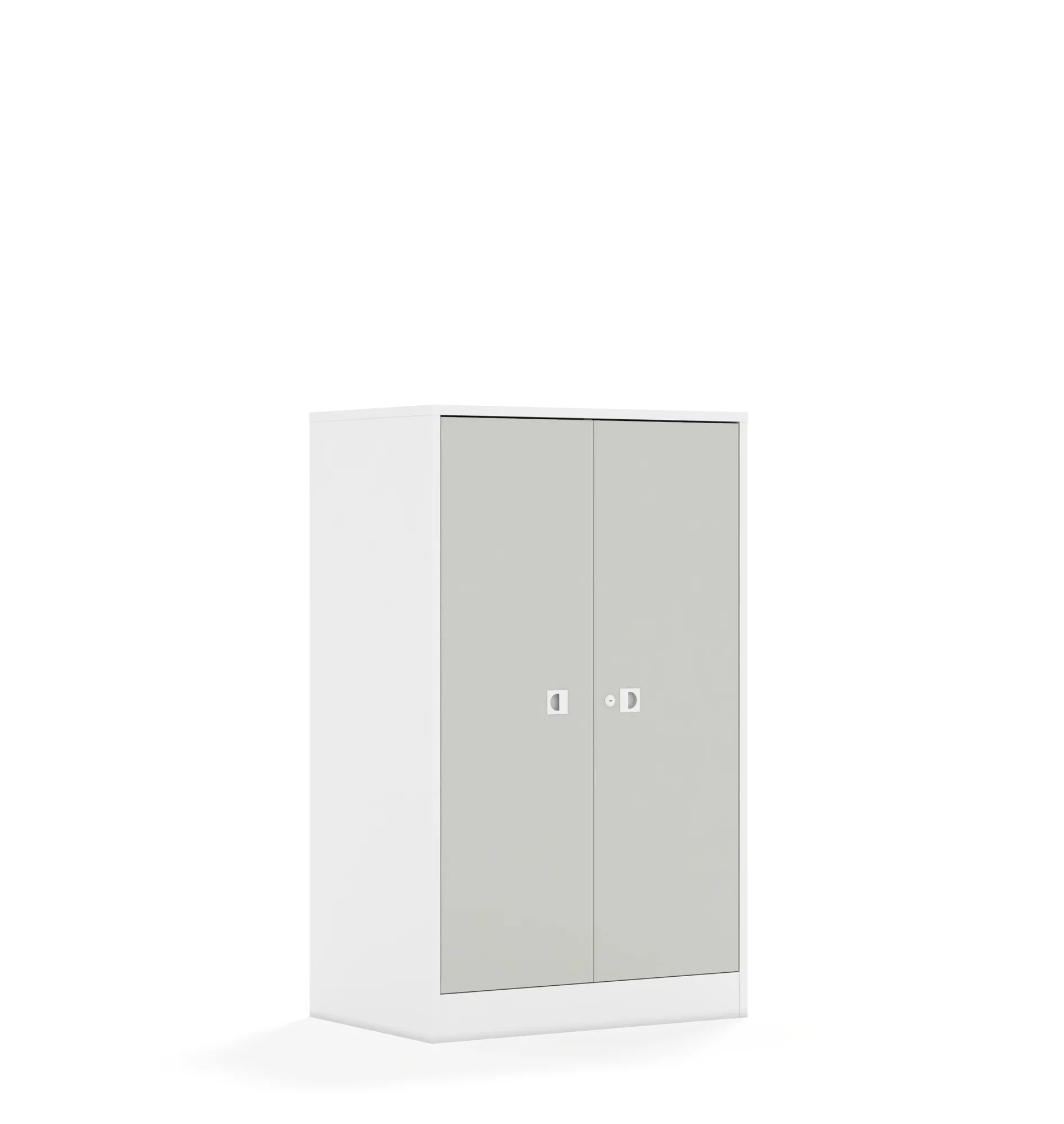 Szafa BLOX 70 3P 2F3 706x466x1165 – biały / jasny szary