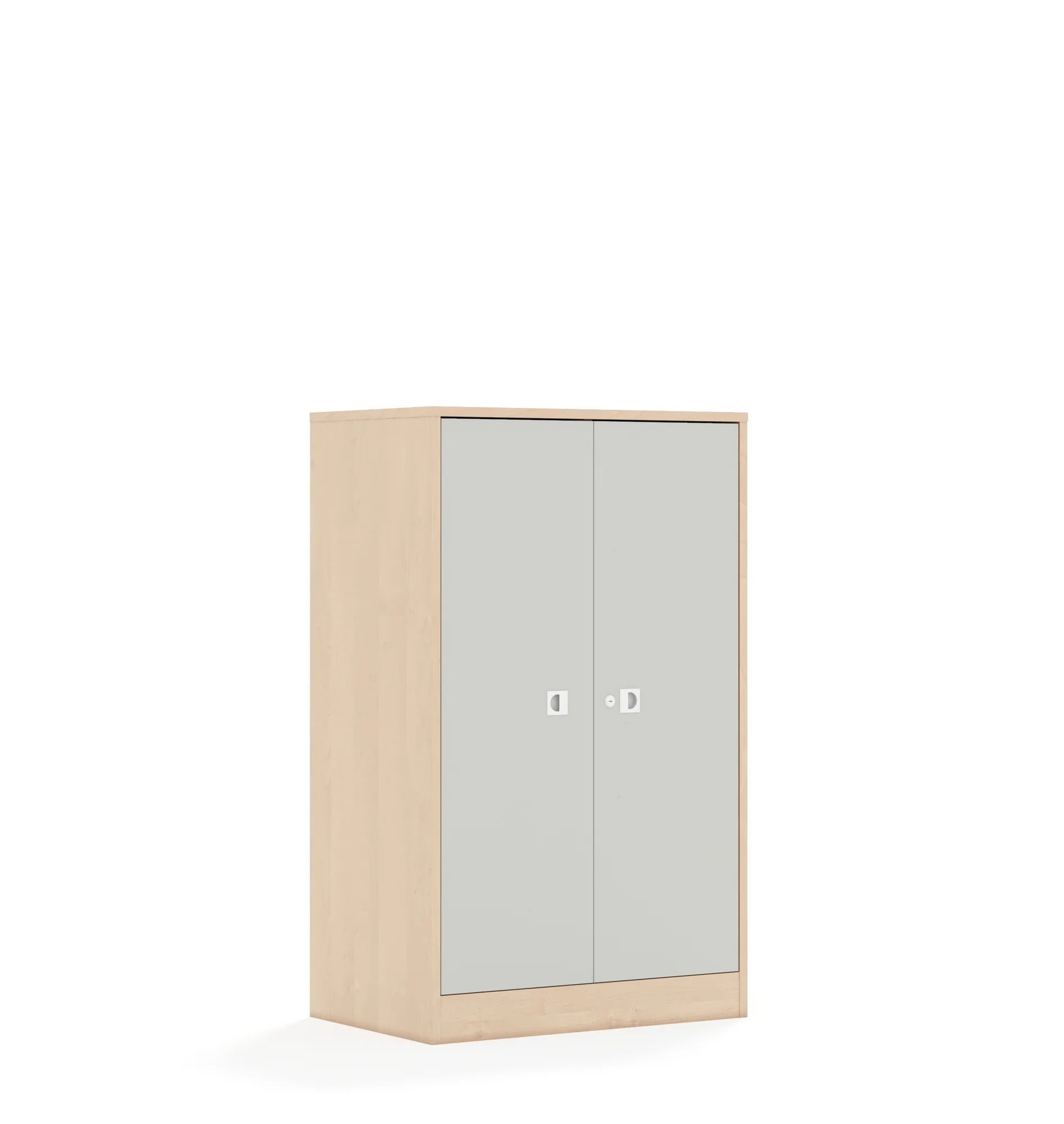 Szafa BLOX 70 3P 2F3 706x466x1165 – brzoza / jasny szary