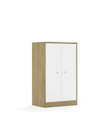 Szafa BLOX 70 3P 2F3 706x466x1165 – dąb / biały
