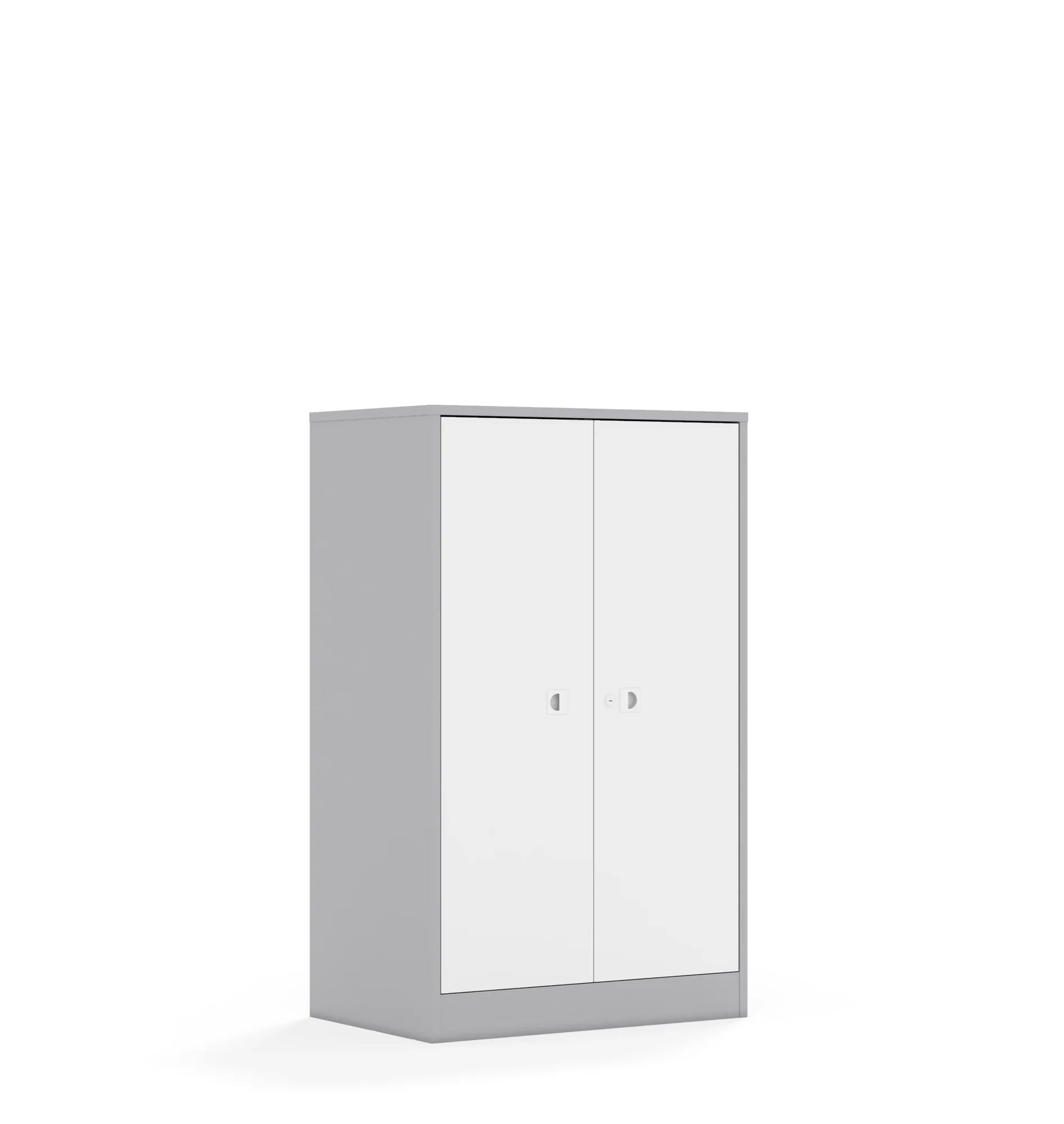 Szafa BLOX 70 3P 2F3 706x466x1165 – szary / biały