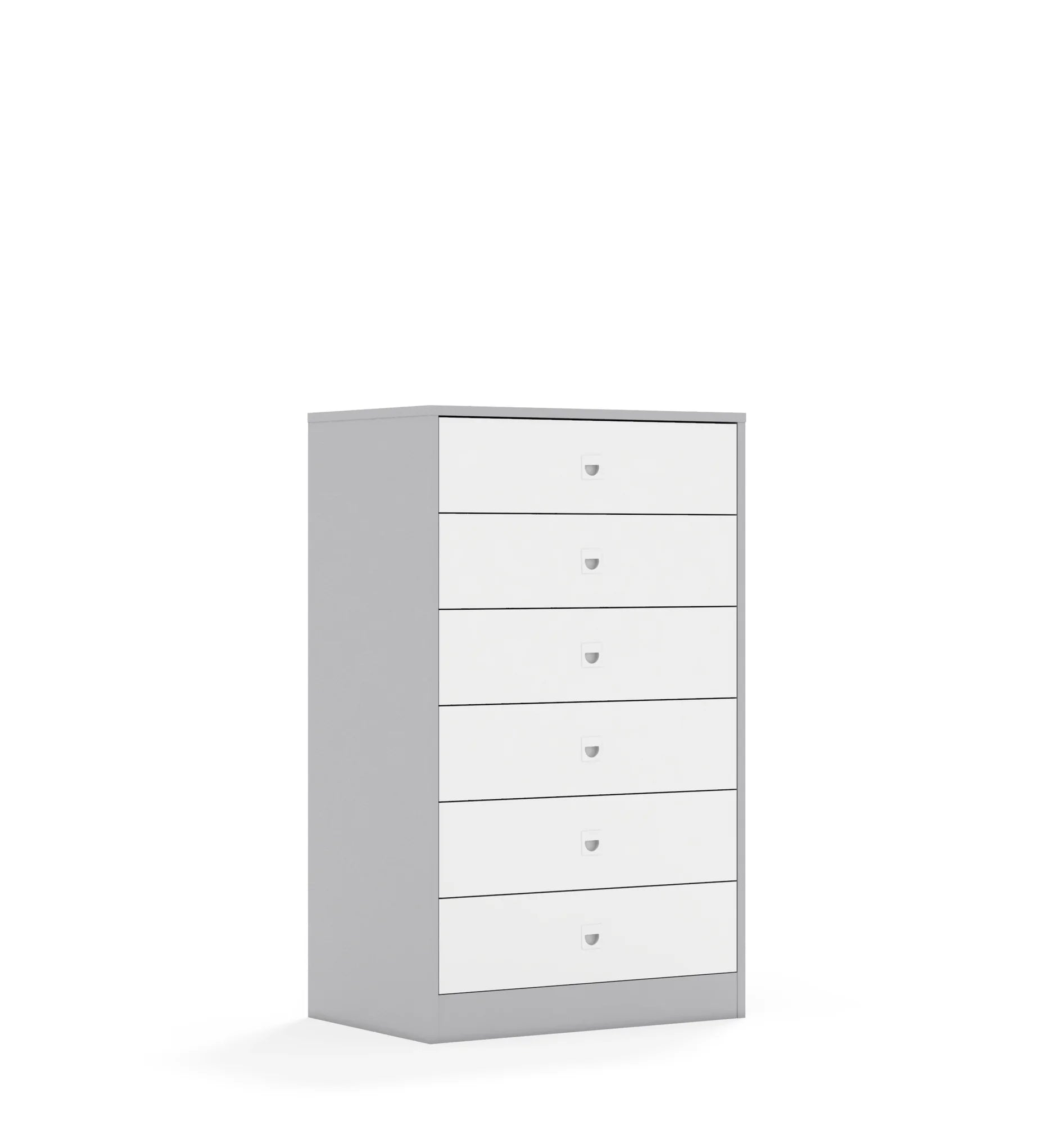 Szafa BLOX 70 3P 6S 706x466x1165 – szary / biały