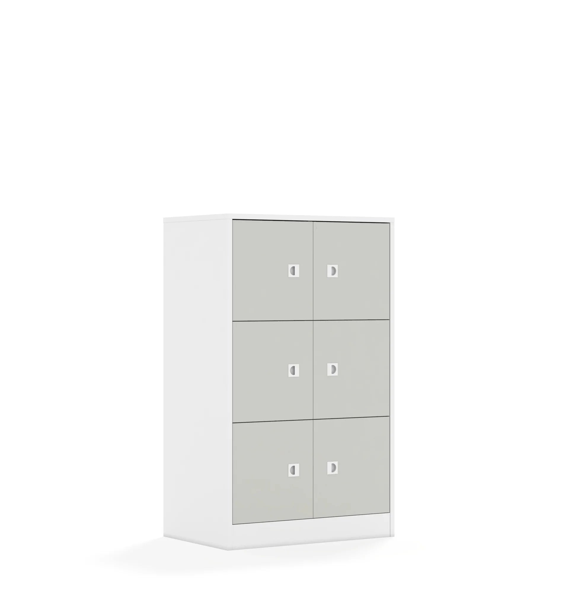 Szafa BLOX 70 3PP 6F1 706x466x1165 – biały / jasny szary
