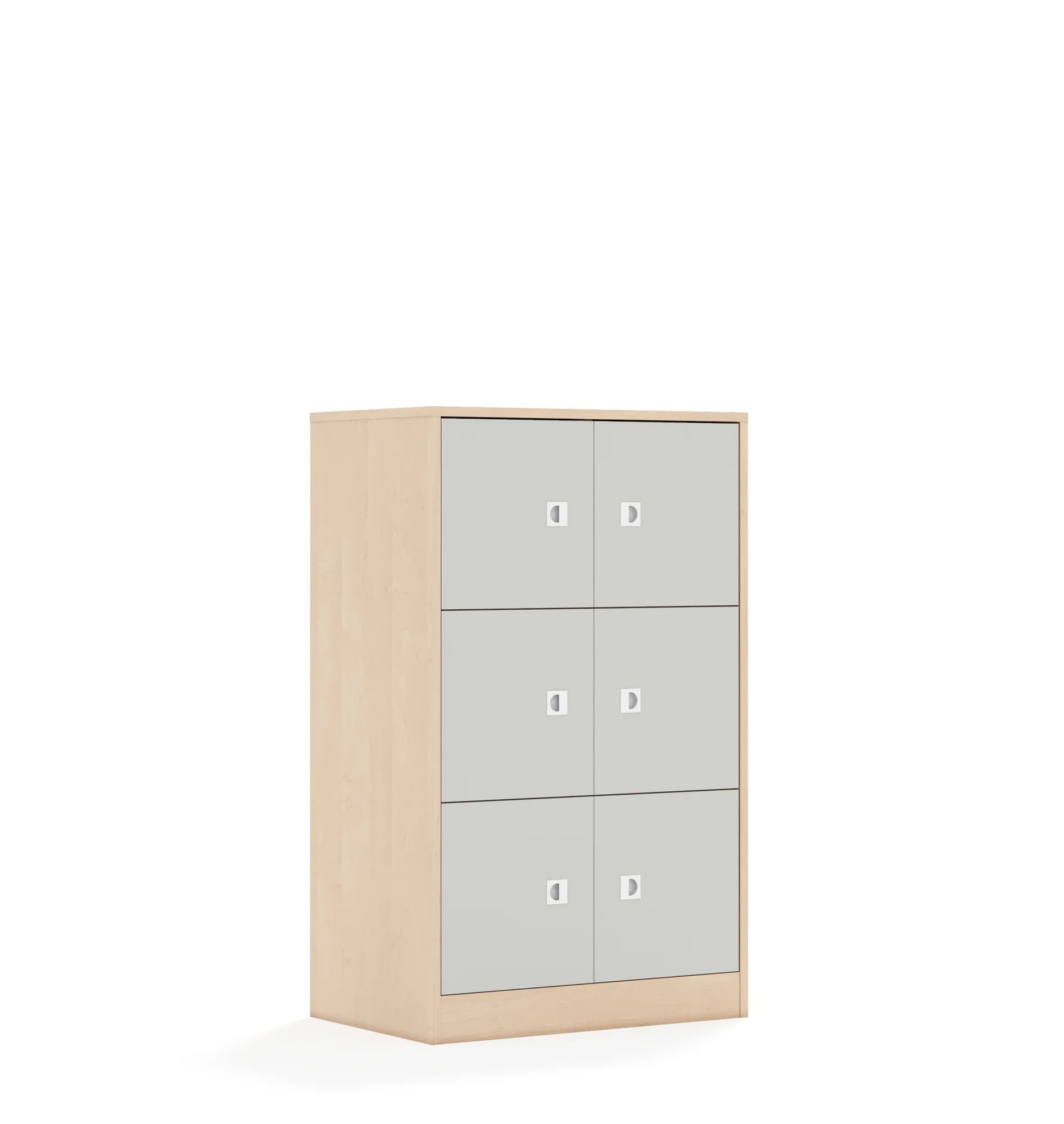 Szafa BLOX 70 3PP 6F1 706x466x1165 – brzoza / jasny szary