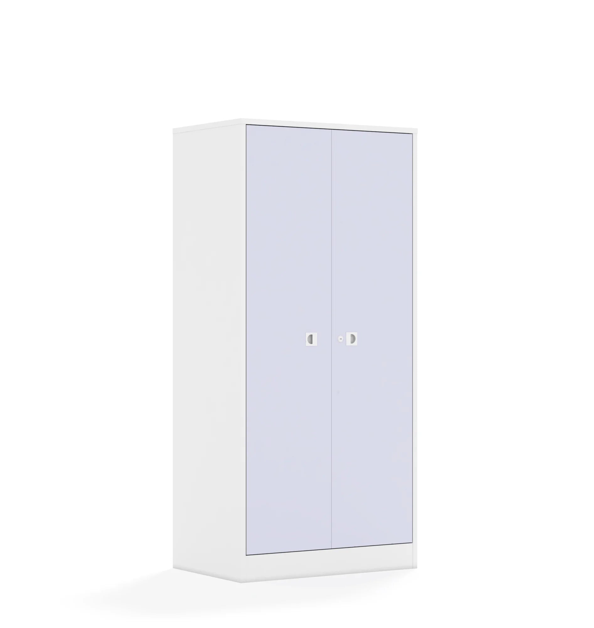 Szafa BLOX 70 4P 2F4 706x466x1517 – biały / pastelowy fioletowy