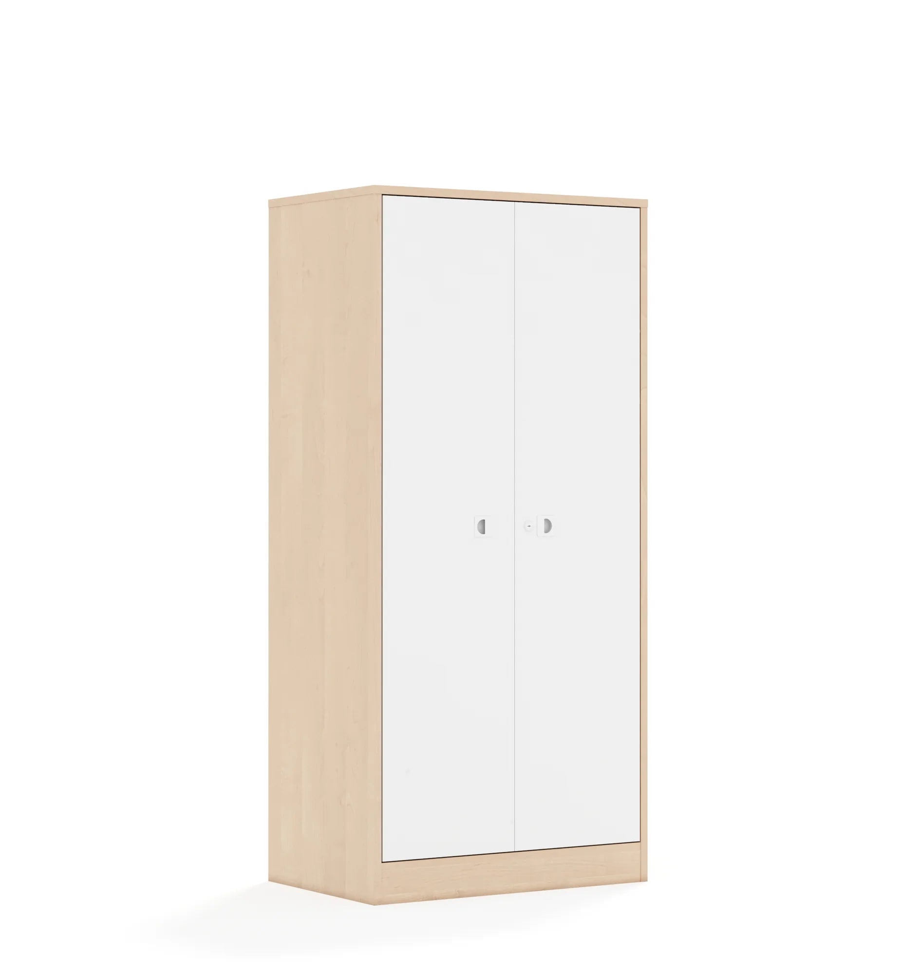 Szafa BLOX 70 4P 2F4 706x466x1517 – brzoza / biały