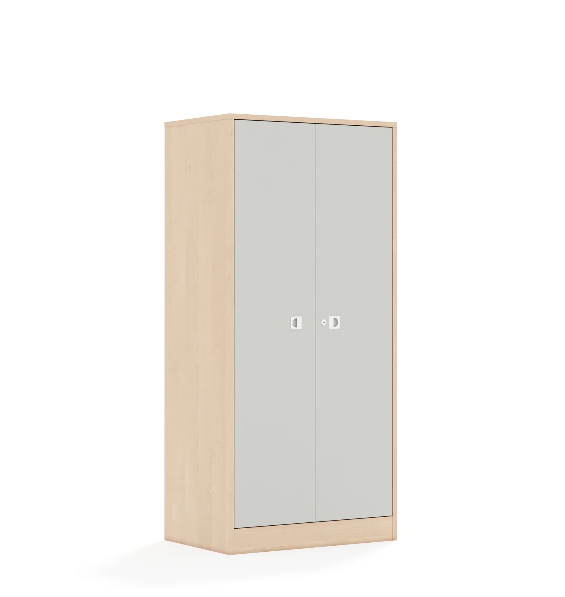 Szafa BLOX 70 4P 2F4 706x466x1517 – brzoza / jasny szary