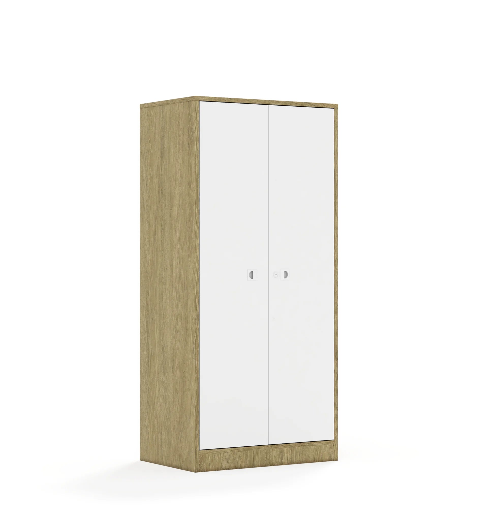 Szafa BLOX 70 4P 2F4 706x466x1517 – dąb / biały
