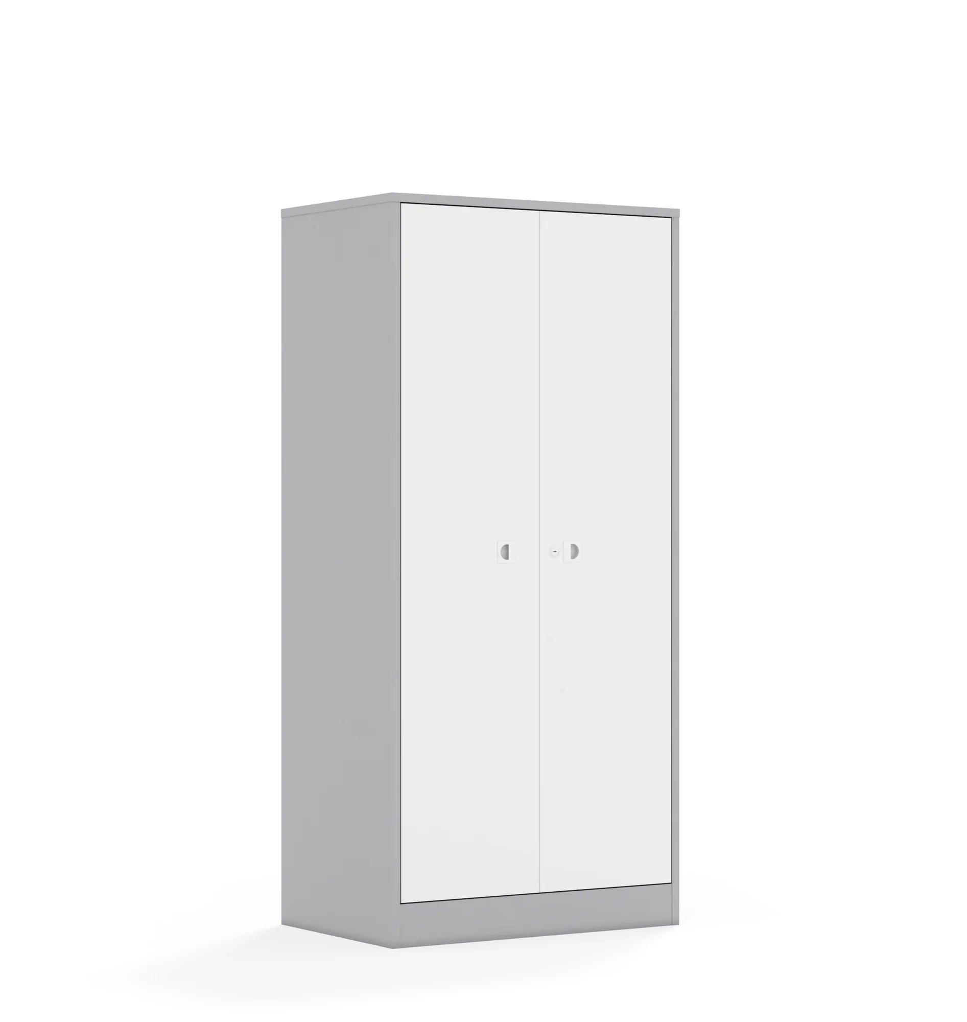 Szafa BLOX 70 4P 2F4 706x466x1517 – szary / biały