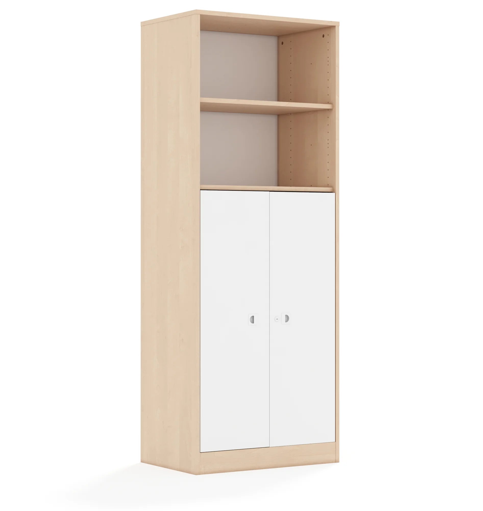 Szafa BLOX 70 5P 2F3 706x466x1869 – brzoza / biały