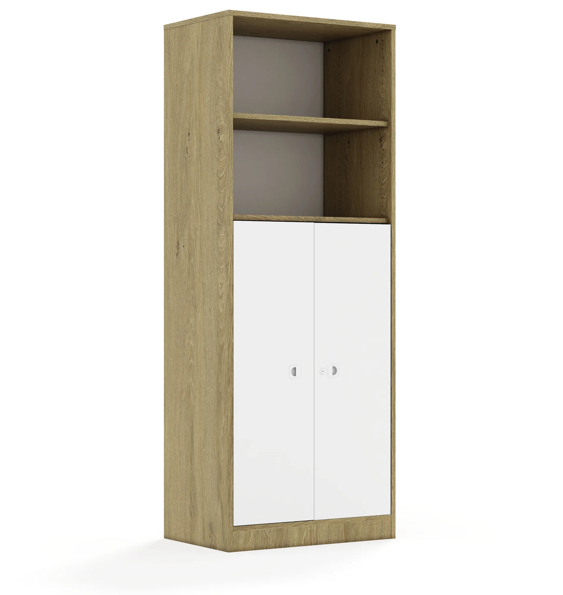 Szafa BLOX 70 5P 2F3 706x466x1869 – dąb / biały