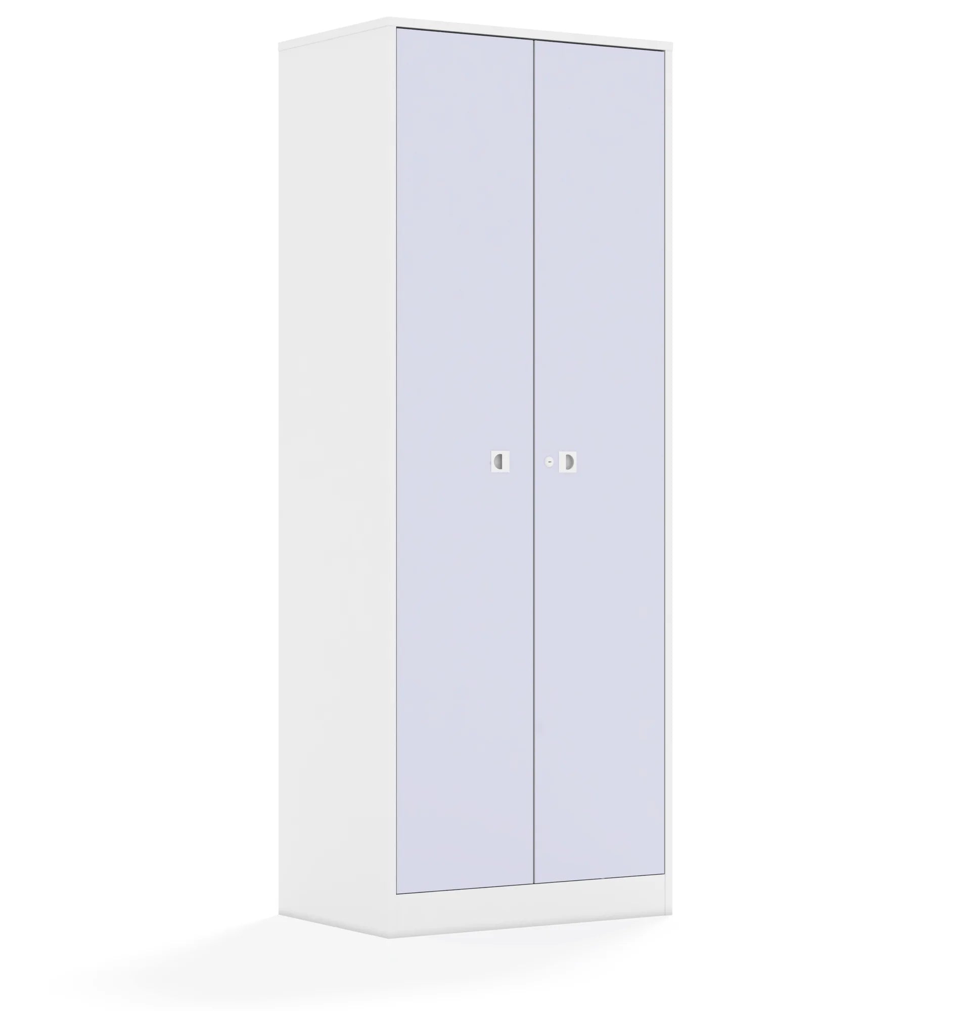 Szafa BLOX 70 5P 2F5 706x466x1869 – biały / pastelowy fioletowy