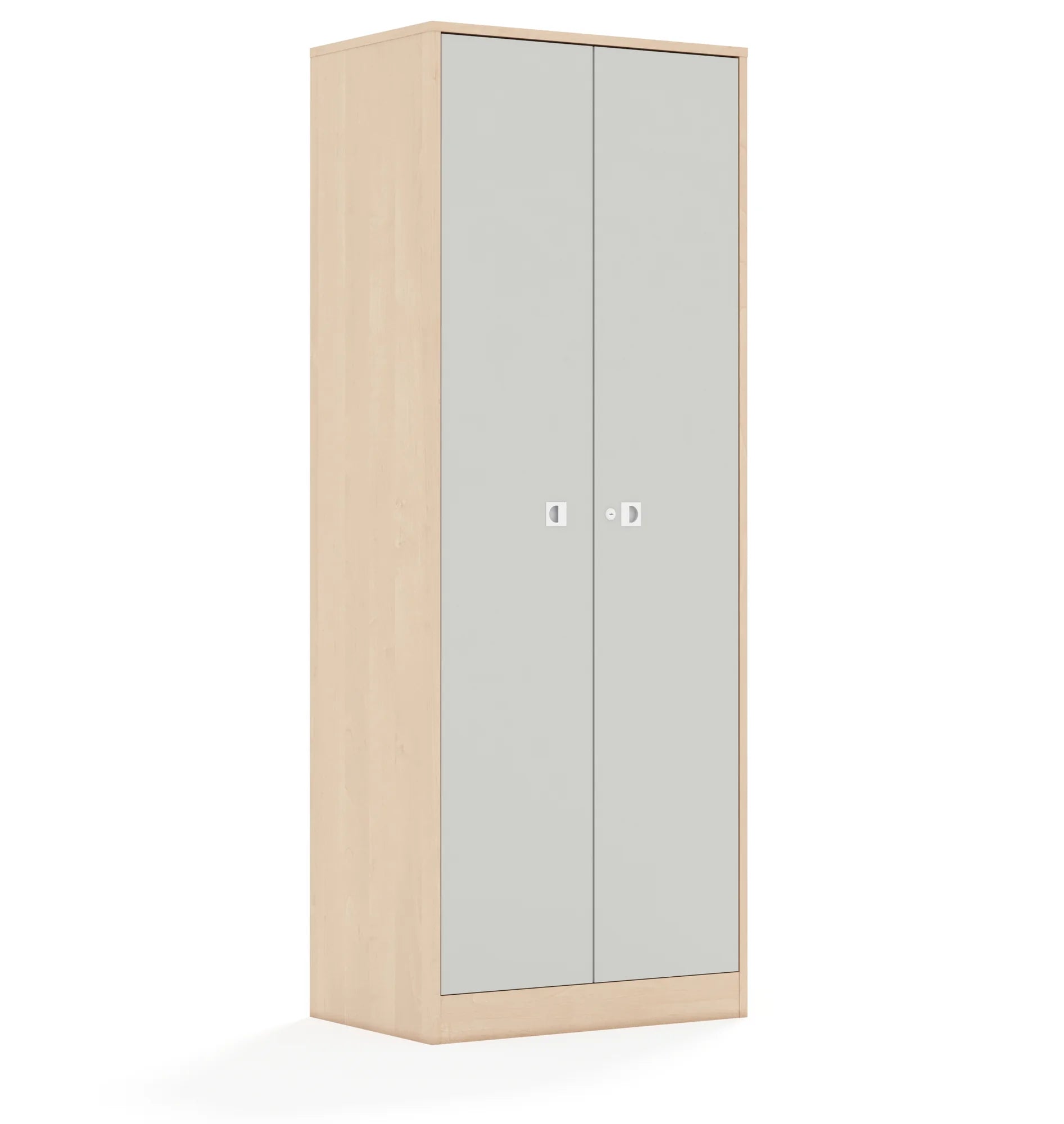 Szafa BLOX 70 5P 2F5 706x466x1869 – brzoza / jasny szary