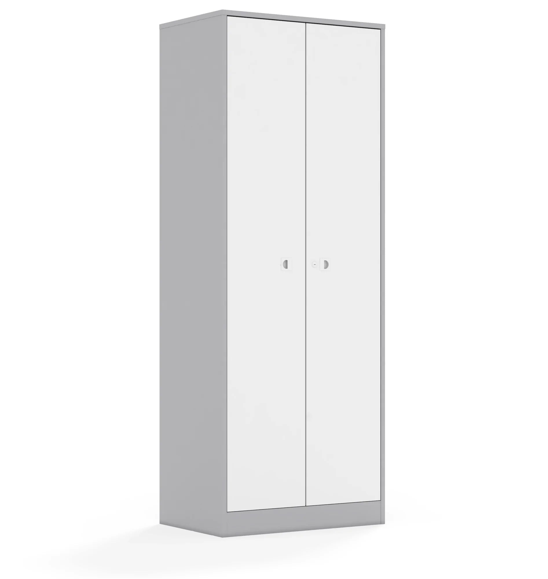 Szafa BLOX 70 5P 2F5 706x466x1869 – szary / biały