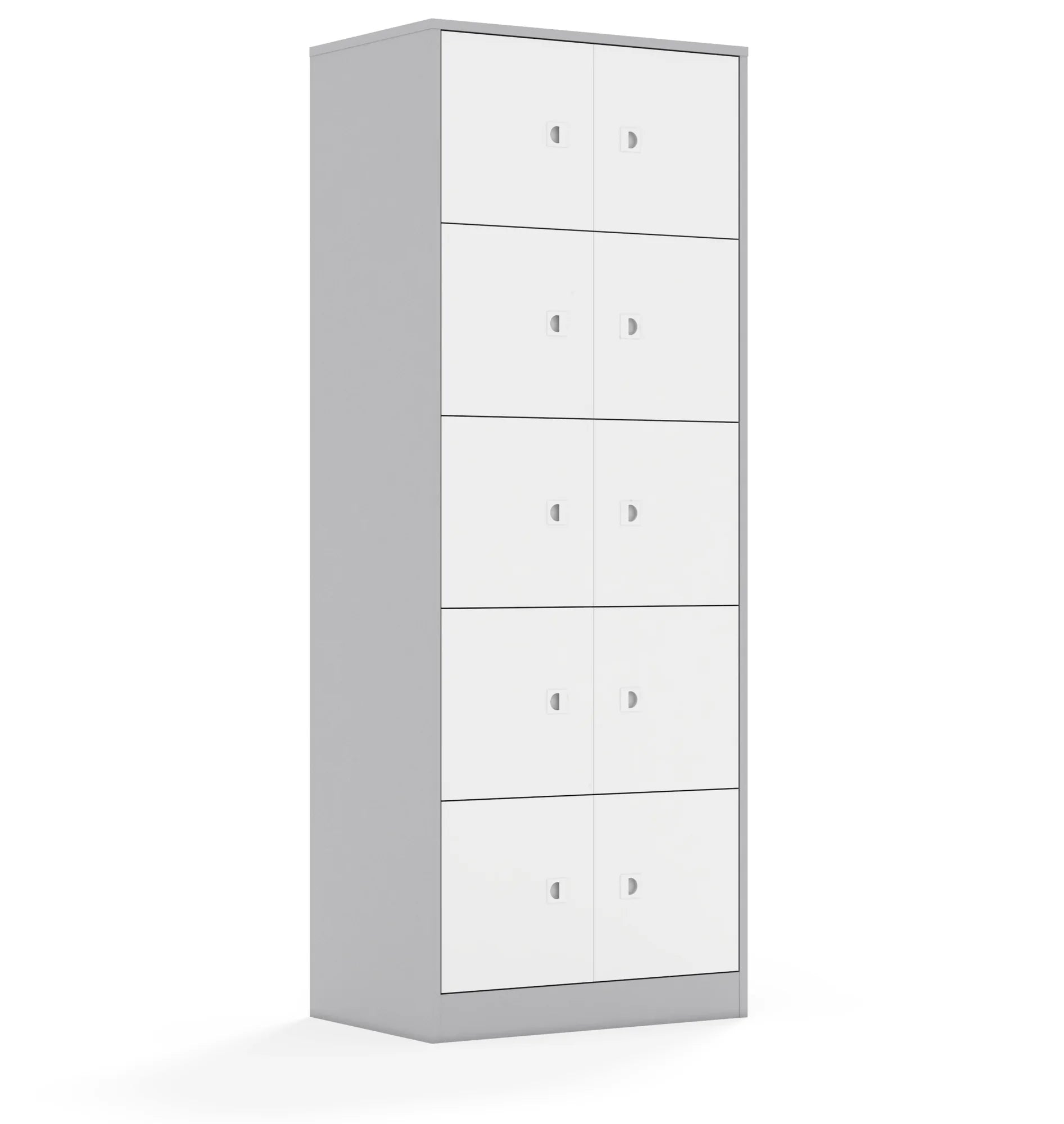 Szafa BLOX 70 5PP 10F1 706x466x1869 – szary / biały