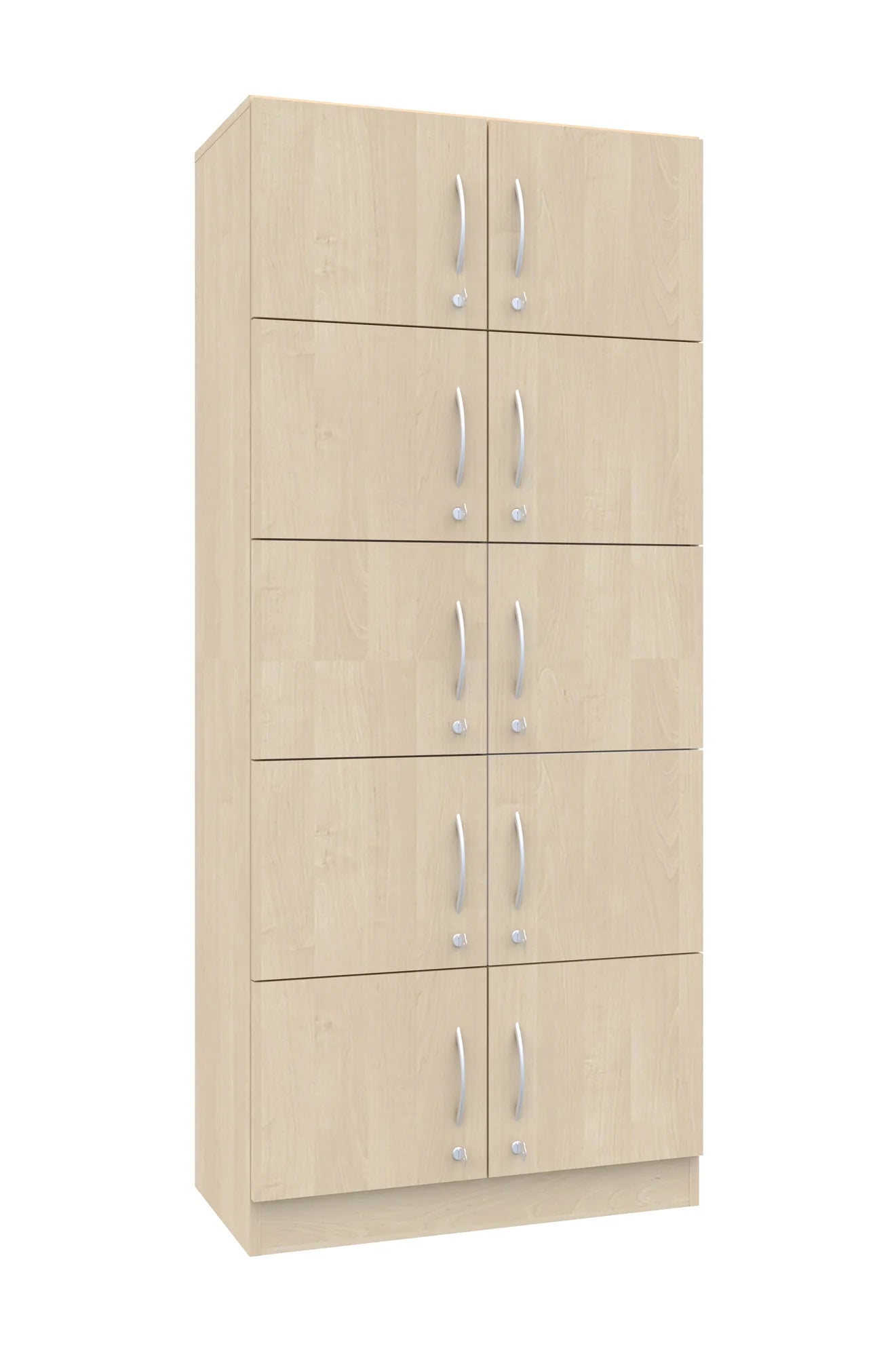 Szafa skrytkowa Simple 80 5PP 10F1 800x400x1850 – brzoza / brzoza