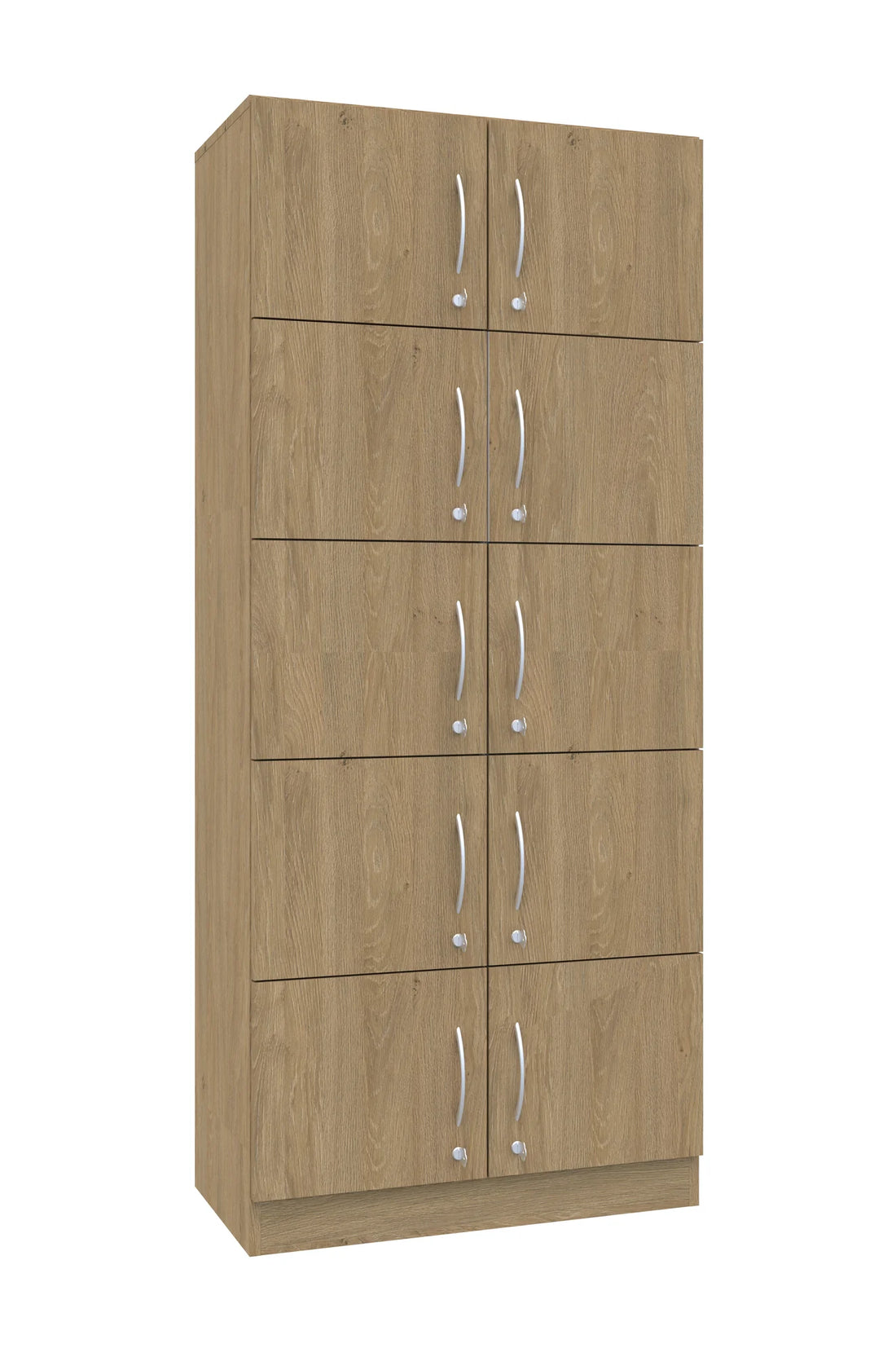 Szafa skrytkowa Simple 80 5PP 10F1 800x400x1850 – dąb / dąb