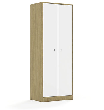 Szafa ubraniowa BLOX 70 5PU 2F5 706x466x1869 – dąb / biały