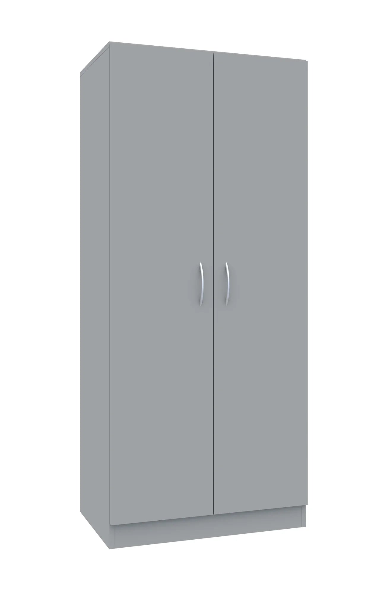 Szafa ubraniowa Simple 80 5P 2F5 800x400x1850 – szary / szary