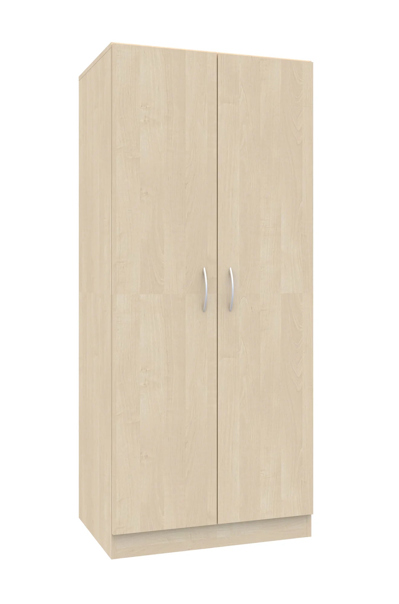 Szafa ubraniowo-aktowa Simple 80 5P 2F5 800x400x1850 – brzoza / brzoza