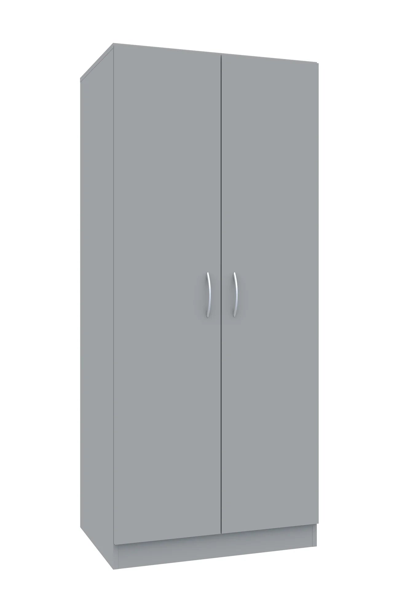 Szafa ubraniowo-aktowa Simple 80 5P 2F5 800x400x1850 – szary / szary