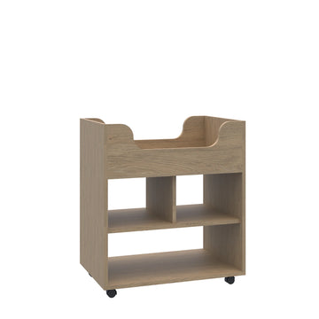 Szafka mobilna Smart 2P z przegrodą 706x466x798 – dąb