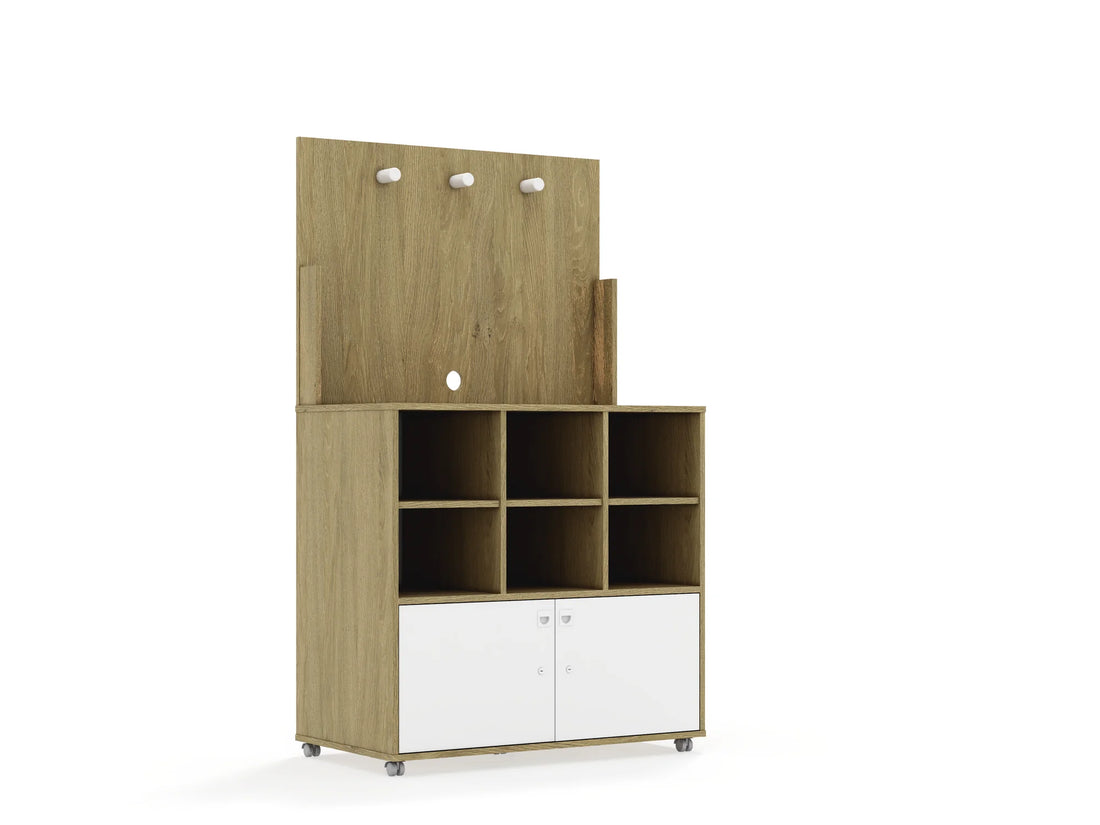 Szafka na drukarkę 3D BLOX 105FG 1054x574x1792 (1027) – dąb