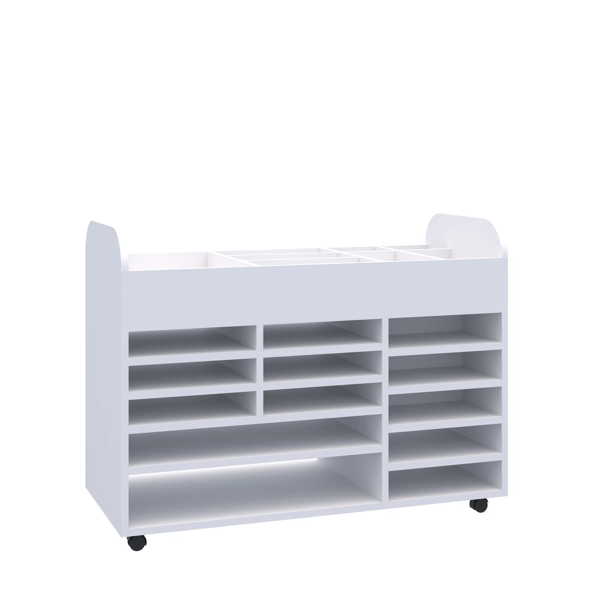 Szafka plastyczna mobilna Smart 2P 1058x466x798 – biały