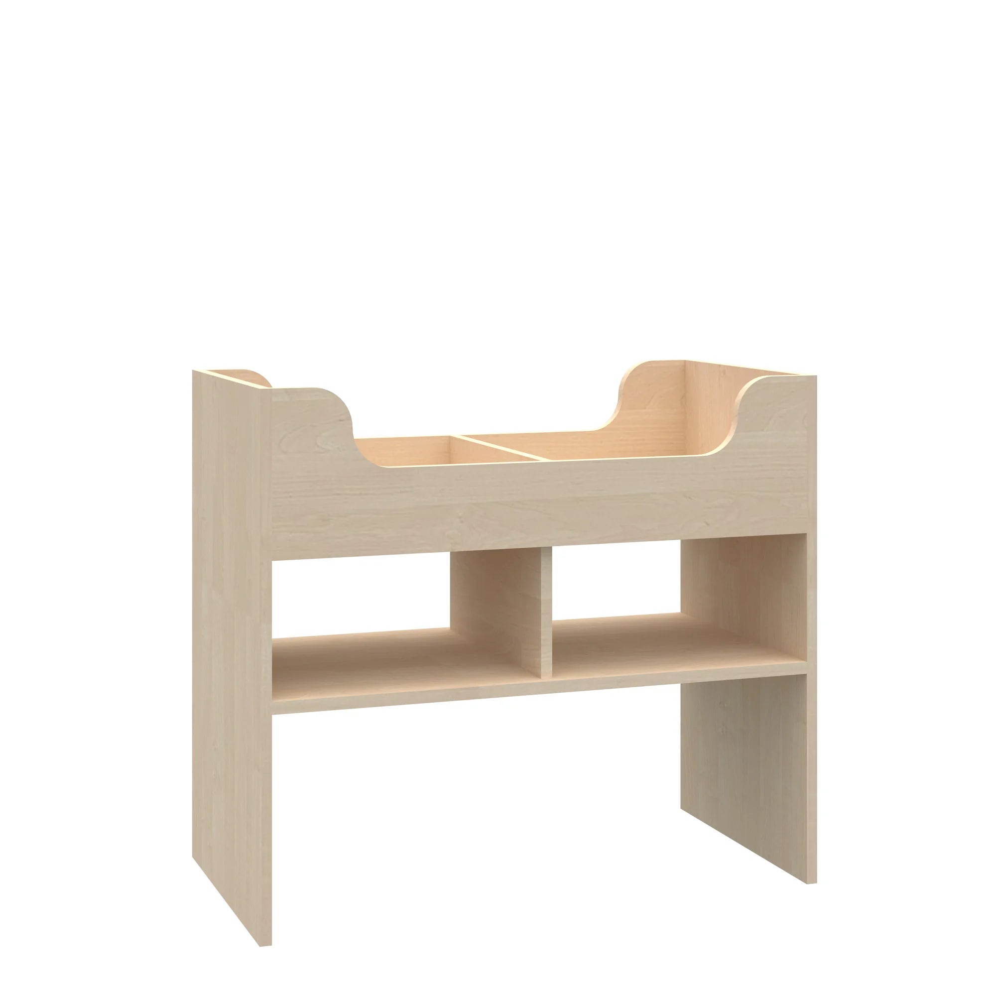 Szafka z przegrodą Smart 2P na pufy Tobo 896x466x798 – brzoza