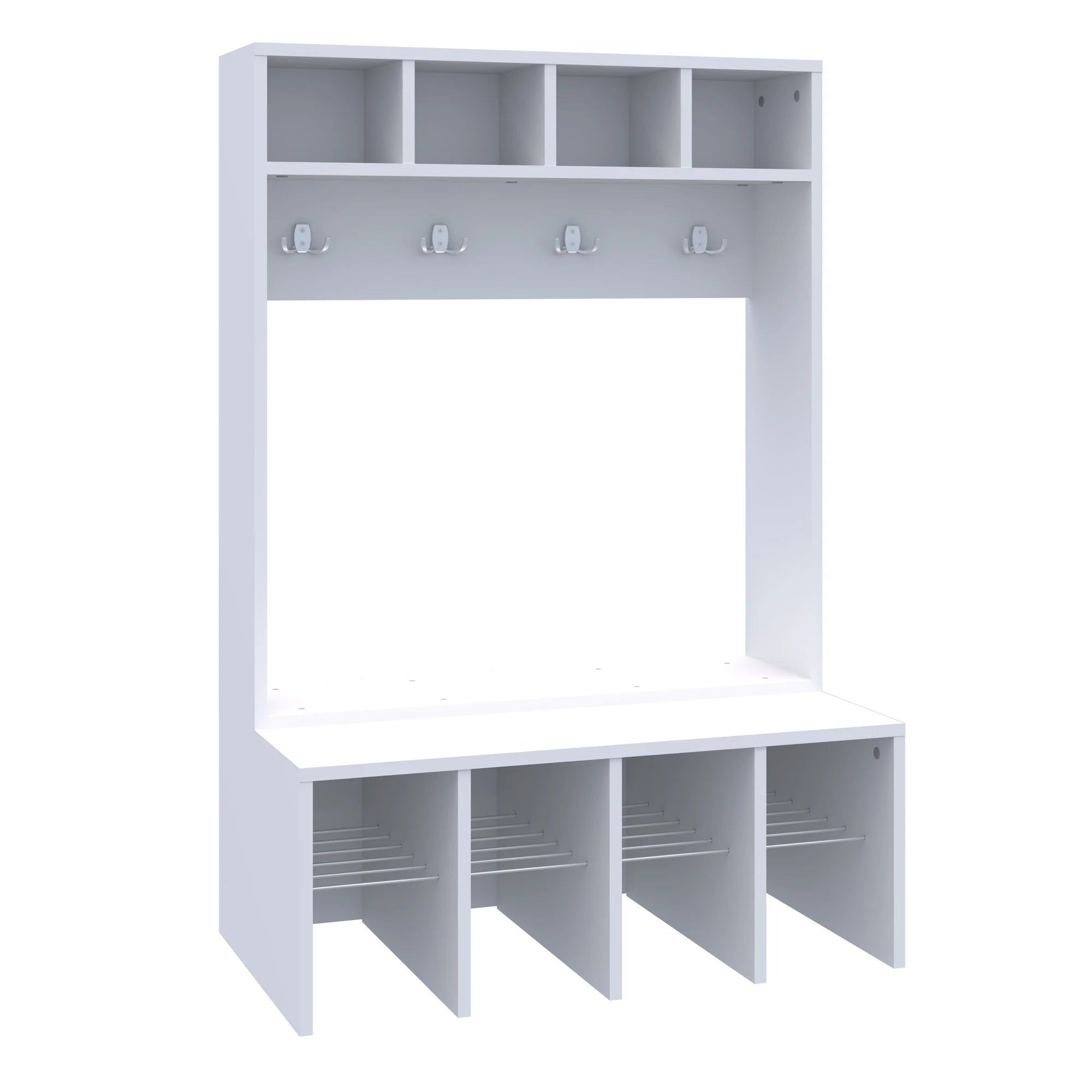 Szatnia czteroosobowa Simple 884x500x1320 – biały