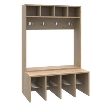Szatnia czteroosobowa Simple 884x500x1320 – dąb
