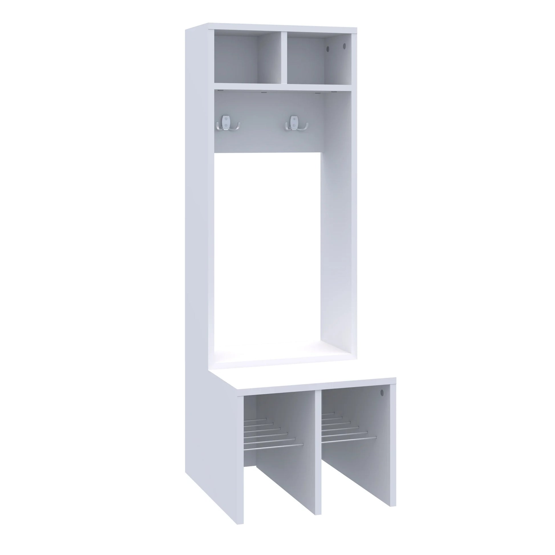 Szatnia dwuosobowa Simple 450x500x1320 – biały