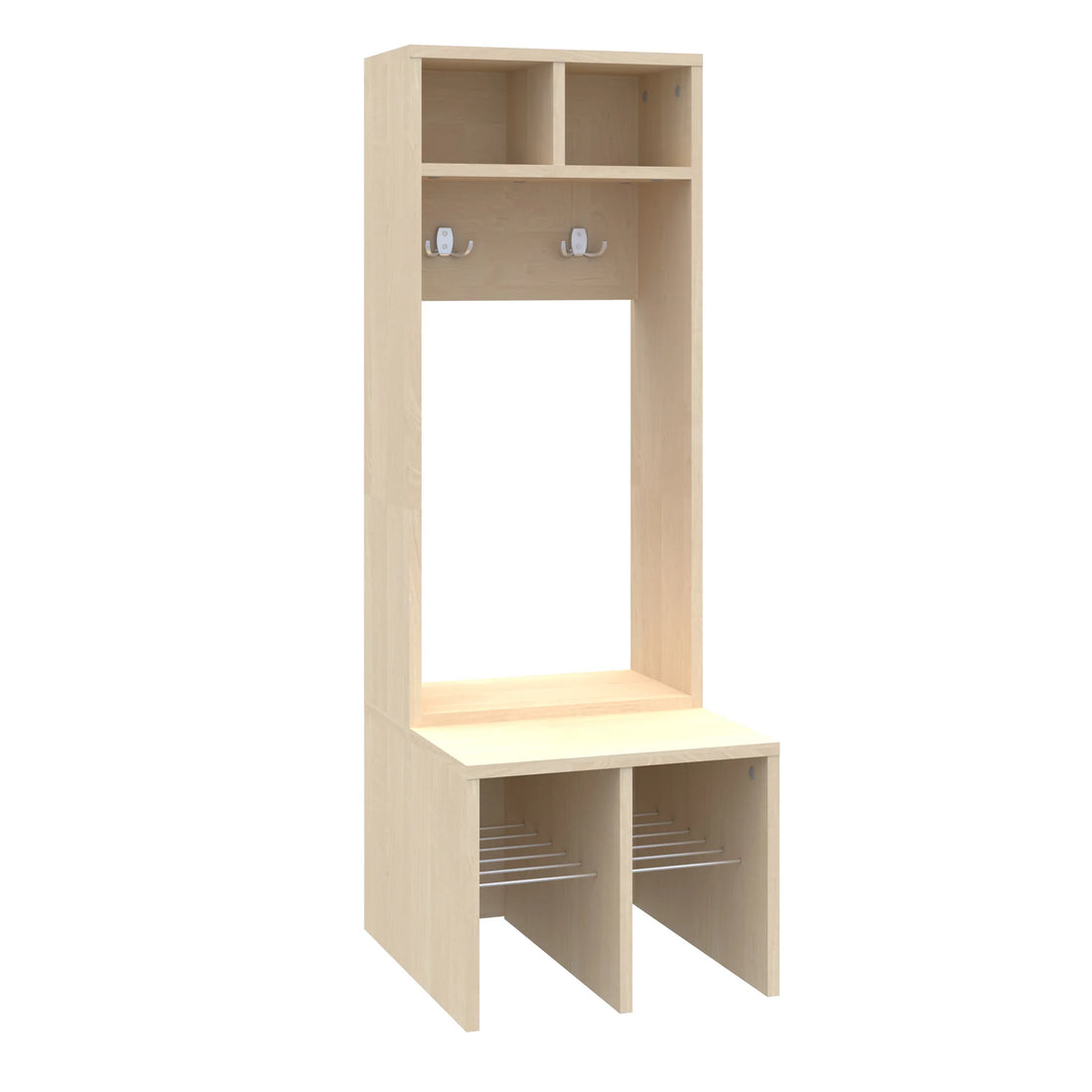 Szatnia dwuosobowa Simple 450x500x1320 – dąb