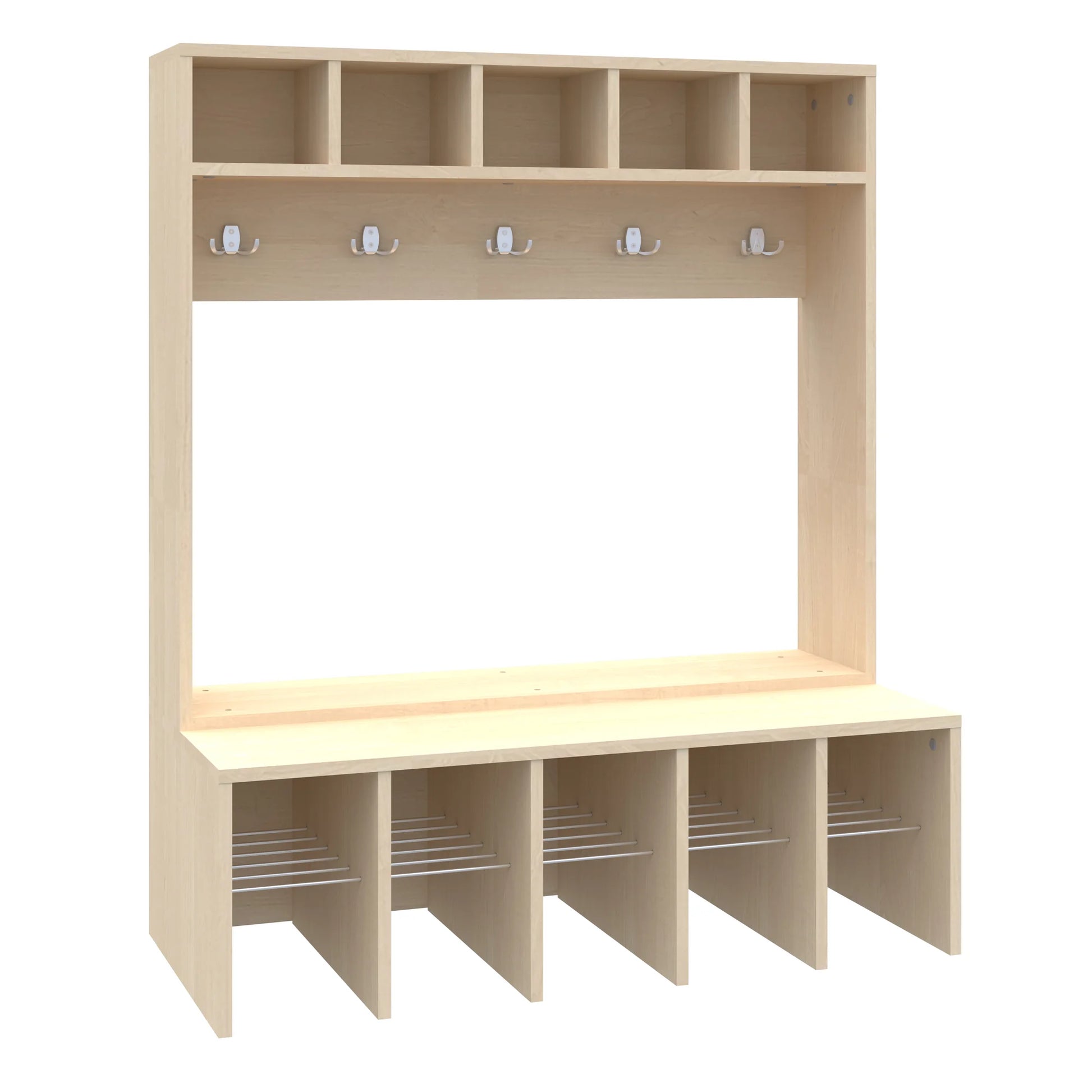 Szatnia pięcioosobowa Simple 1100x500x1320 – brzoza