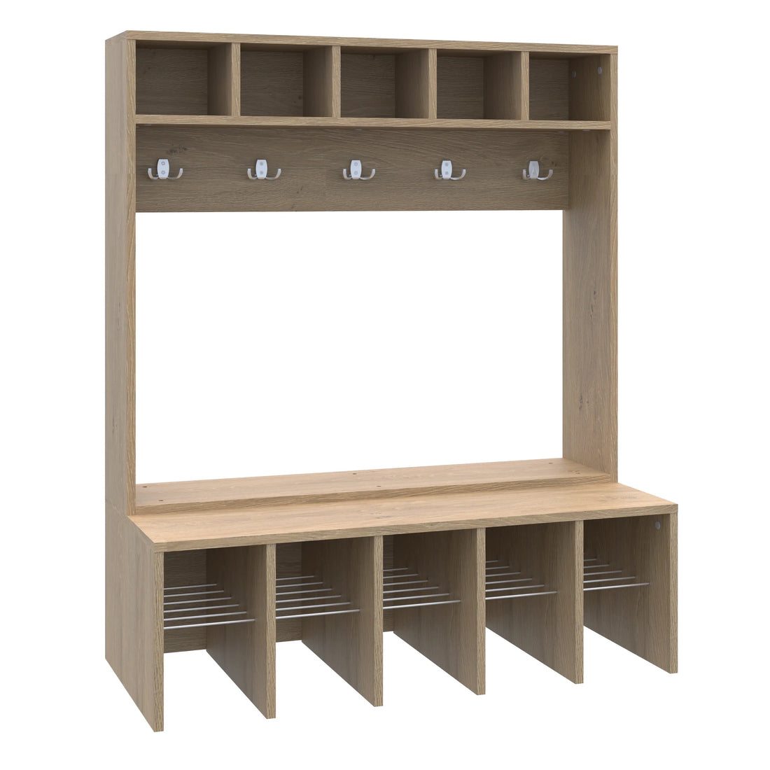 Szatnia pięcioosobowa Simple 1100x500x1320 – dąb