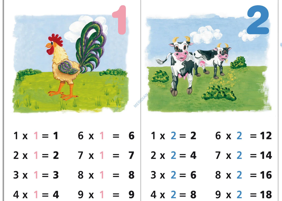 Tabliczka mnożenia - plansza dydaktyczna - zdjęcie 2