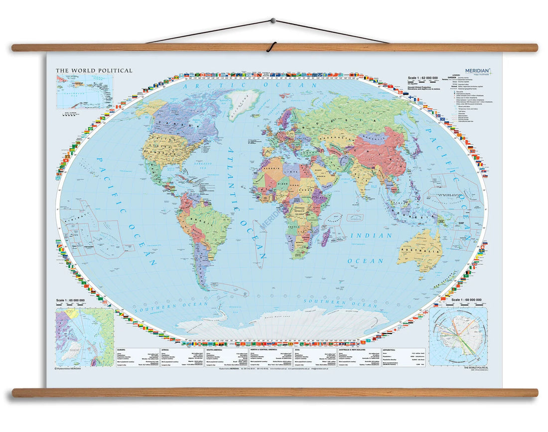 The World Political - mapa ścienna w języku angielskim