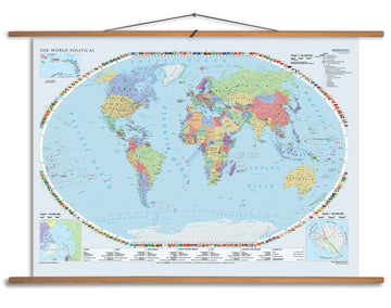 The World Political - mapa ścienna w języku angielskim
