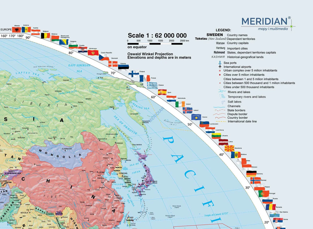The World Political - mapa ścienna w języku angielskim - zdjęcie 3