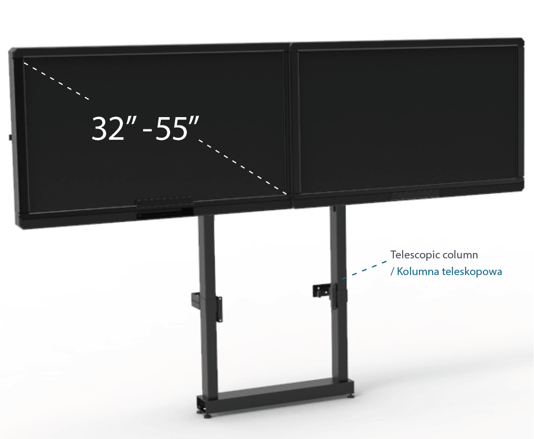 Zdjęcie produktu Uchwyt wall to floor Winda DIMASA MINI-W-DUO motor