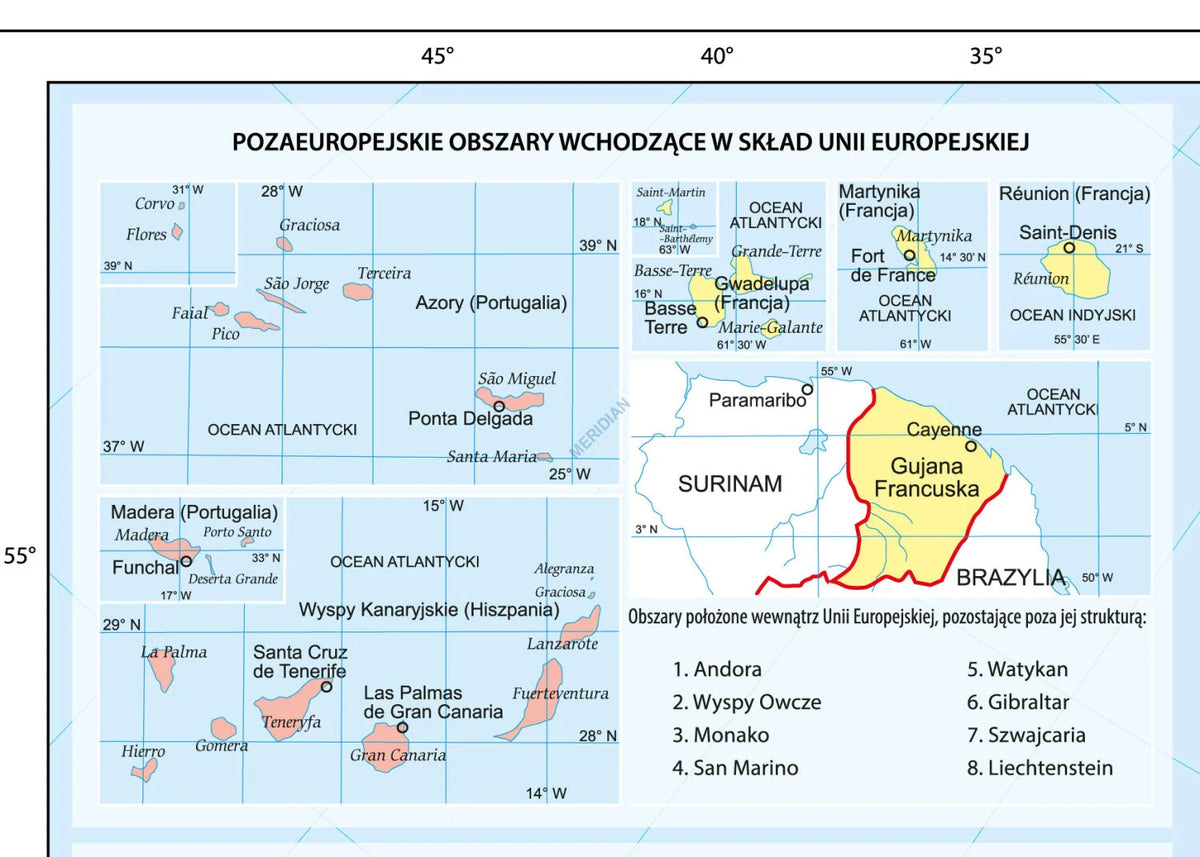Unia Europejska - etapy rozszerzania - mapa ścienna - zdjęcie 4