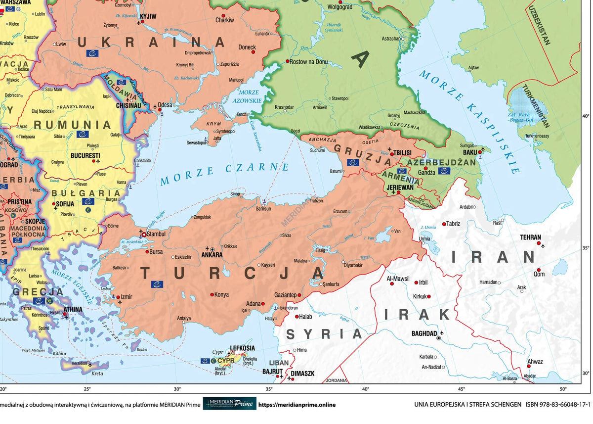 Unia Europejska i strefa Schengen - mapa ścienna - zdjęcie 2